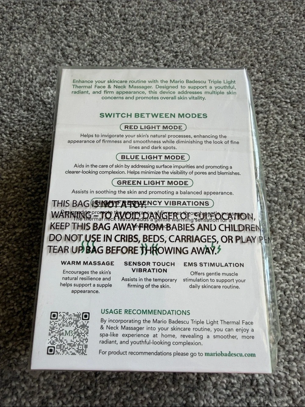 Mario Badescu Thermal Face & Neck Massager